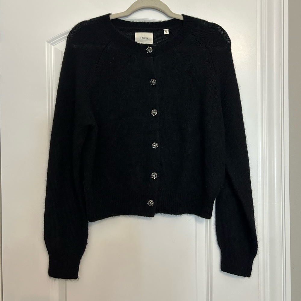 Doen Petra Crystal Button Cardigan - Picture 2 of 4